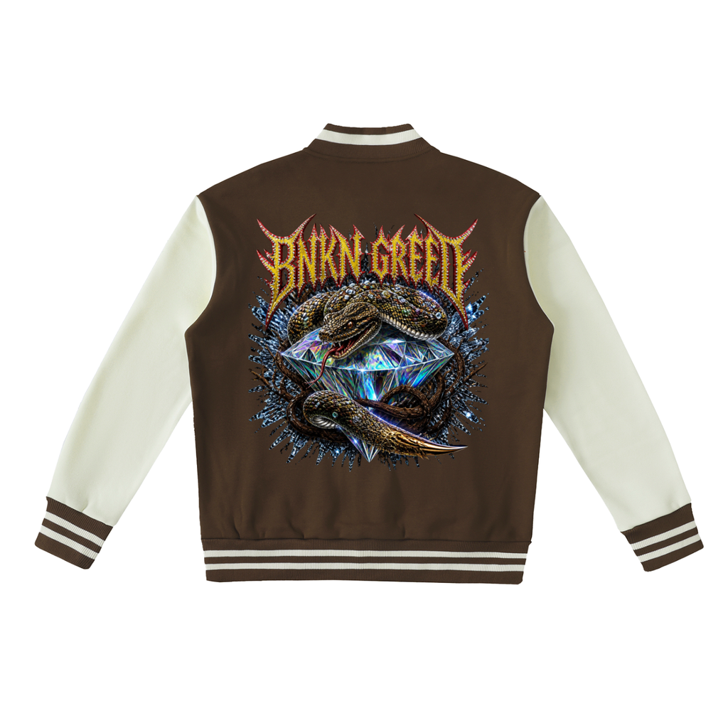 BNKN Two-Tone Fleeced Varsity Jacket