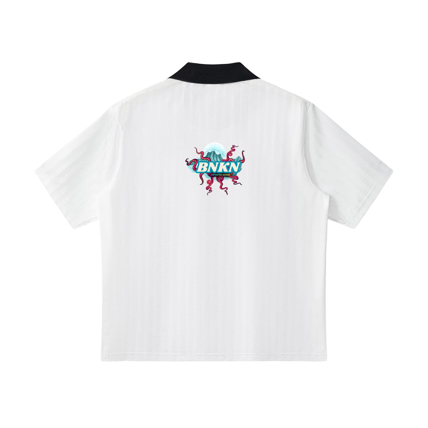 Contrast Collar Striped Soccer Jersey