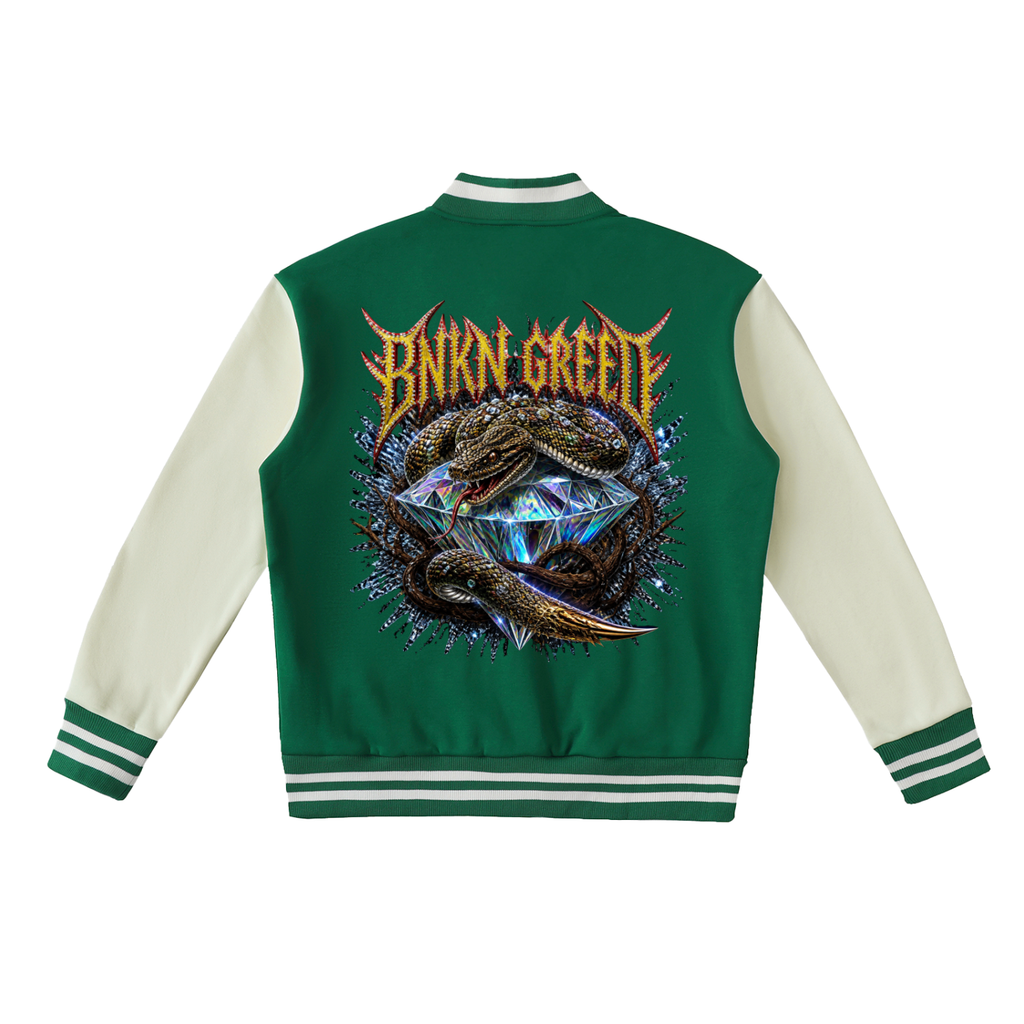 BNKN Two-Tone Fleeced Varsity Jacket