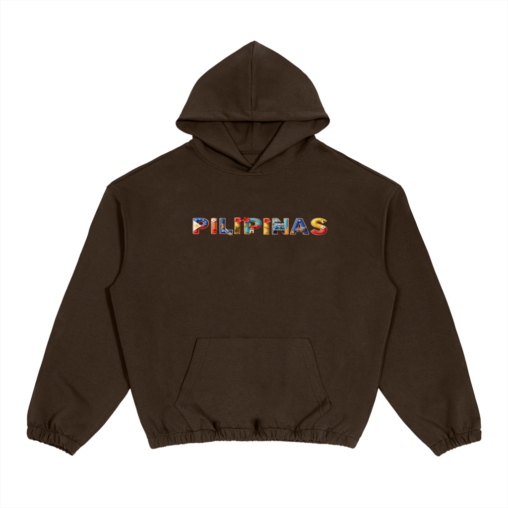 Halo halo Boxy Cinched Hem Hoodie