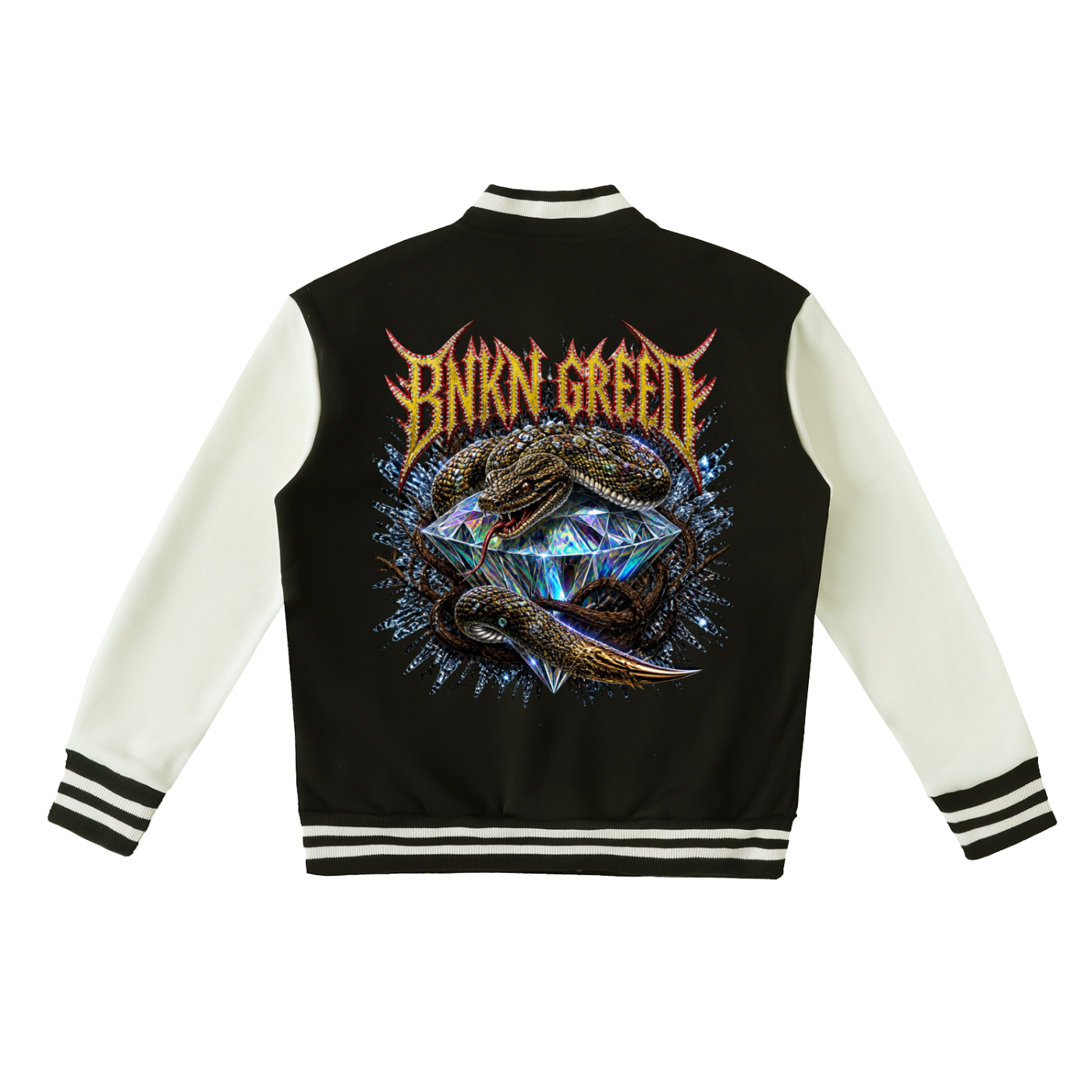BNKN Two-Tone Fleeced Varsity Jacket