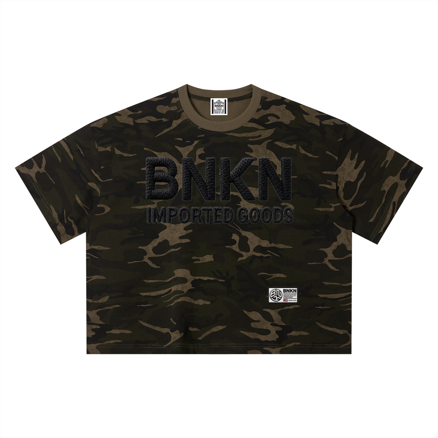 BNKN CAMO Unisex Camo Boxy T-Shirt
