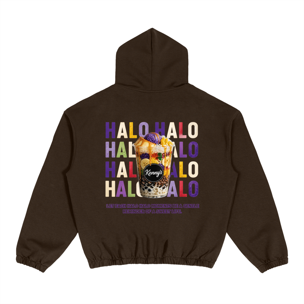 BNKN HALO HALO Boxy Cinched Hem Hoodie