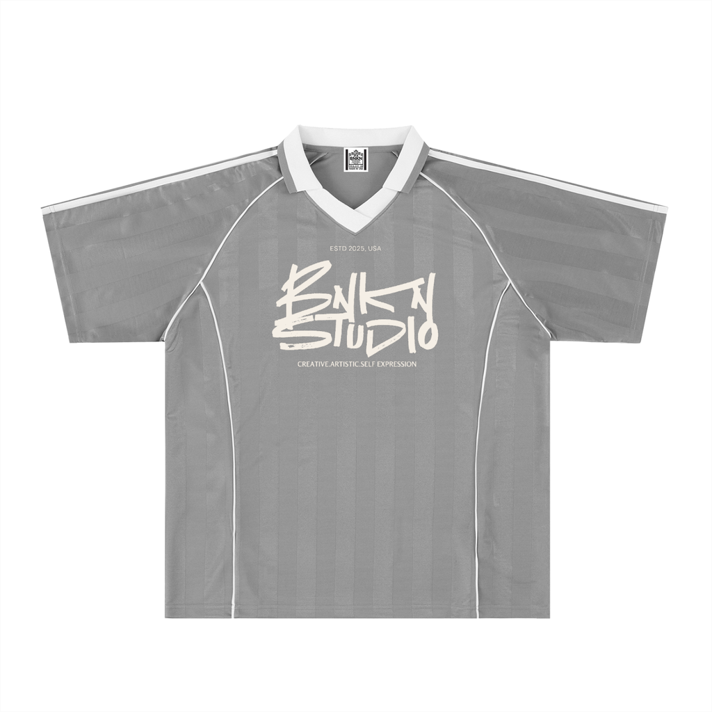 Shadow Stripe Collared Soccer Jersey
