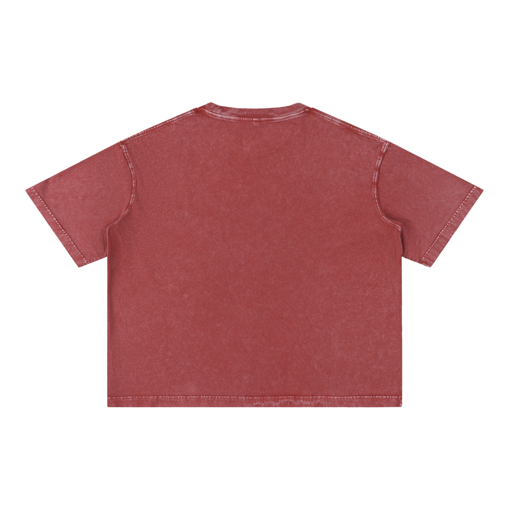 BNKN ROCKS Mineral Wash Boxy Cotton T-Shirt