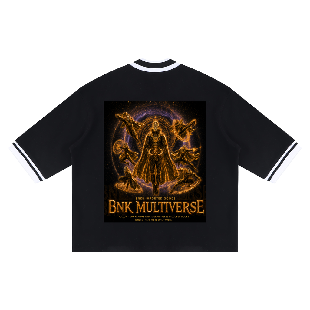 BNKN MULTIVERSE Unisex Boxy Heavyweight Baseball Jersey