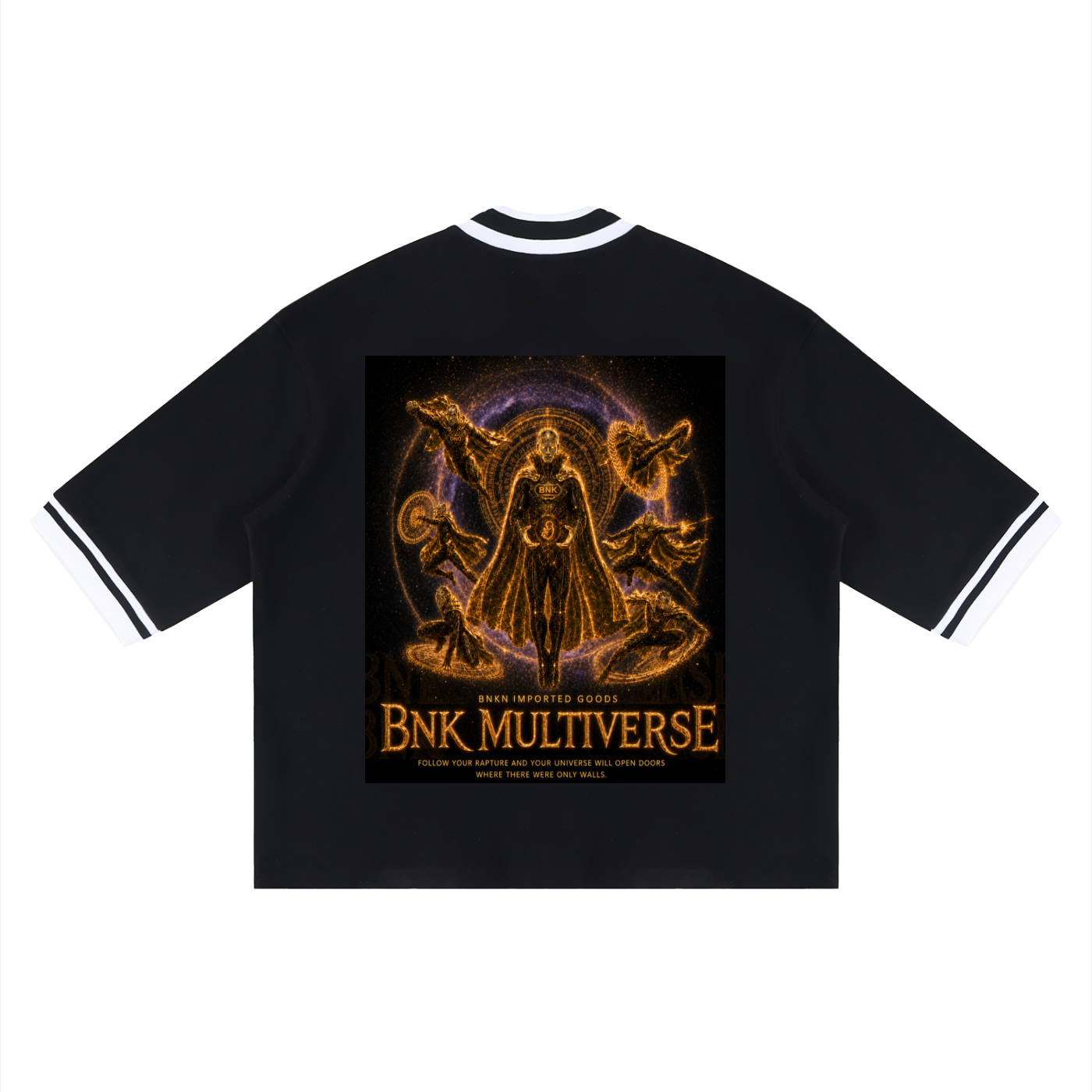 BNKN MULTIVERSE Unisex Boxy Heavyweight Baseball Jersey