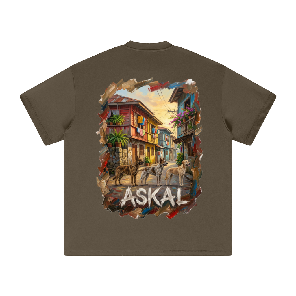 BNKN ASKAL BIG LOGO FRONT Heavyweight Earth Tone T-Shirt