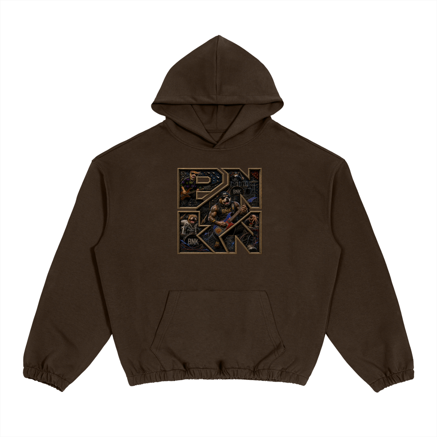 Boxy Cinched Hem Hoodie