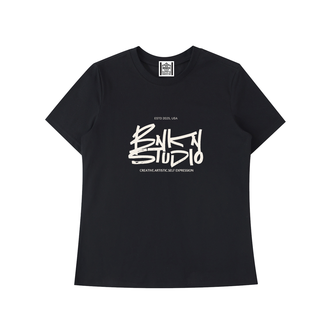 BNKN STUDIO Essential Standard Shoulder T-Shirt