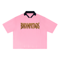 BNKN GOLD ROCKS Unisex Striped Boxy Soccer Jersey