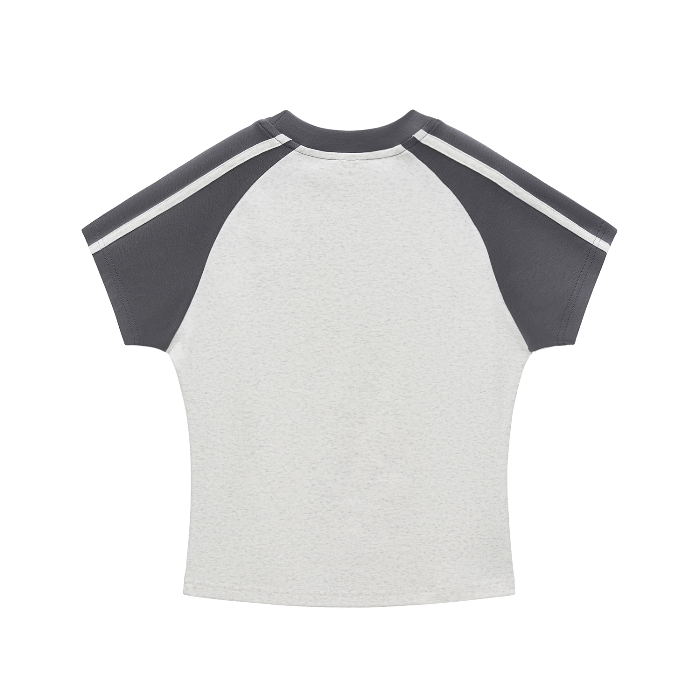 BNKN Contrast Stripes Bodycon Raglan  Sleeve T-Shirt