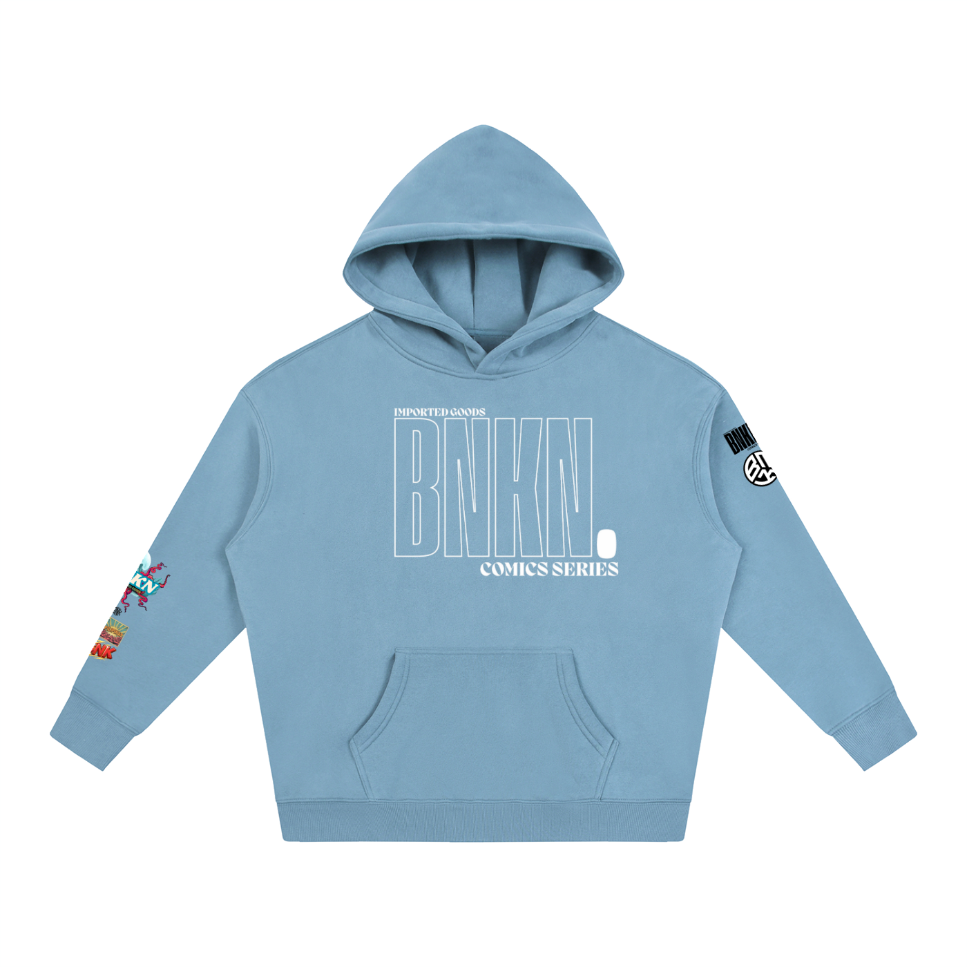 BNKN CAPT.BNK COMICS Oversize Fleeced Hoodie