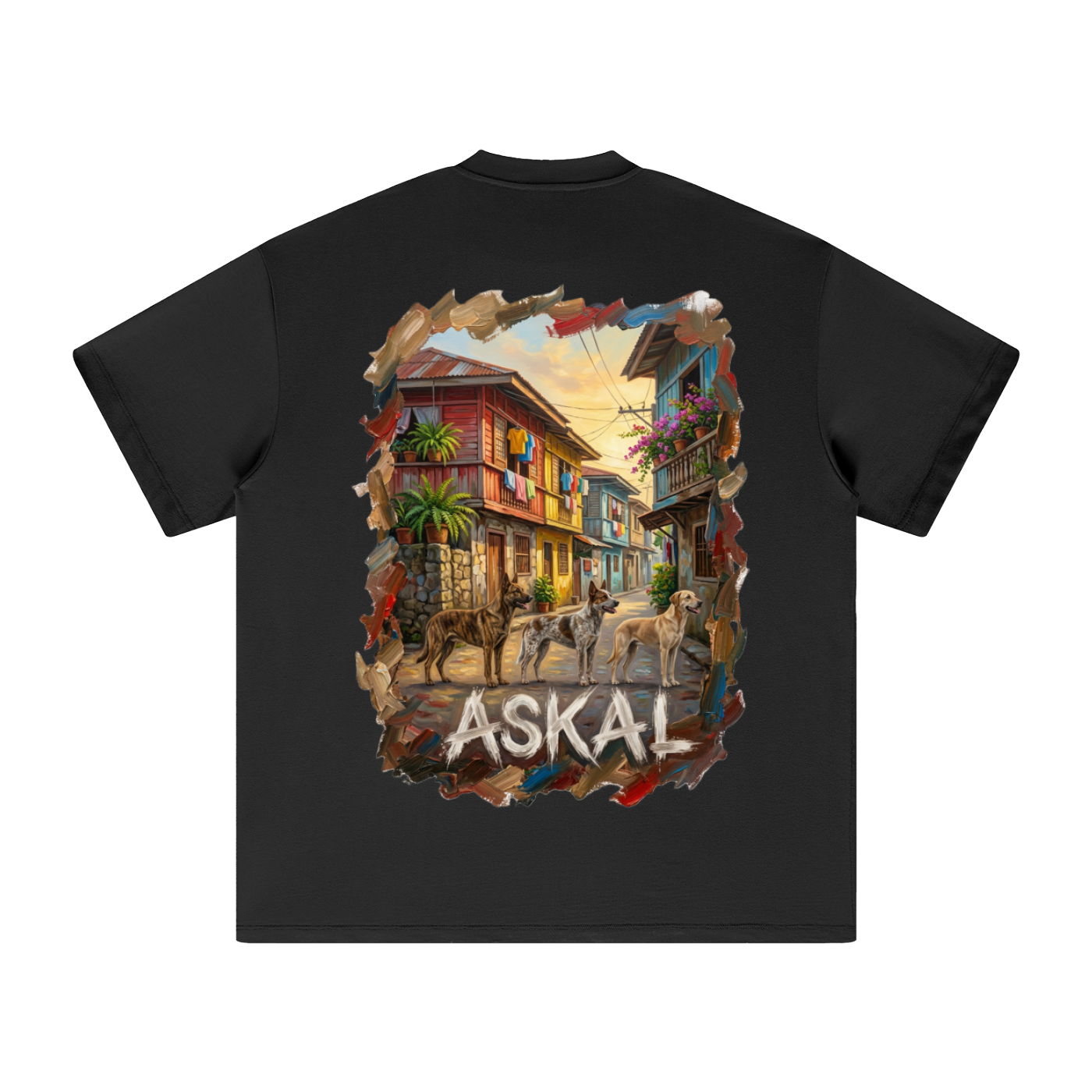 BNKN ASKAL BIG LOGO FRONT Heavyweight Earth Tone T-Shirt