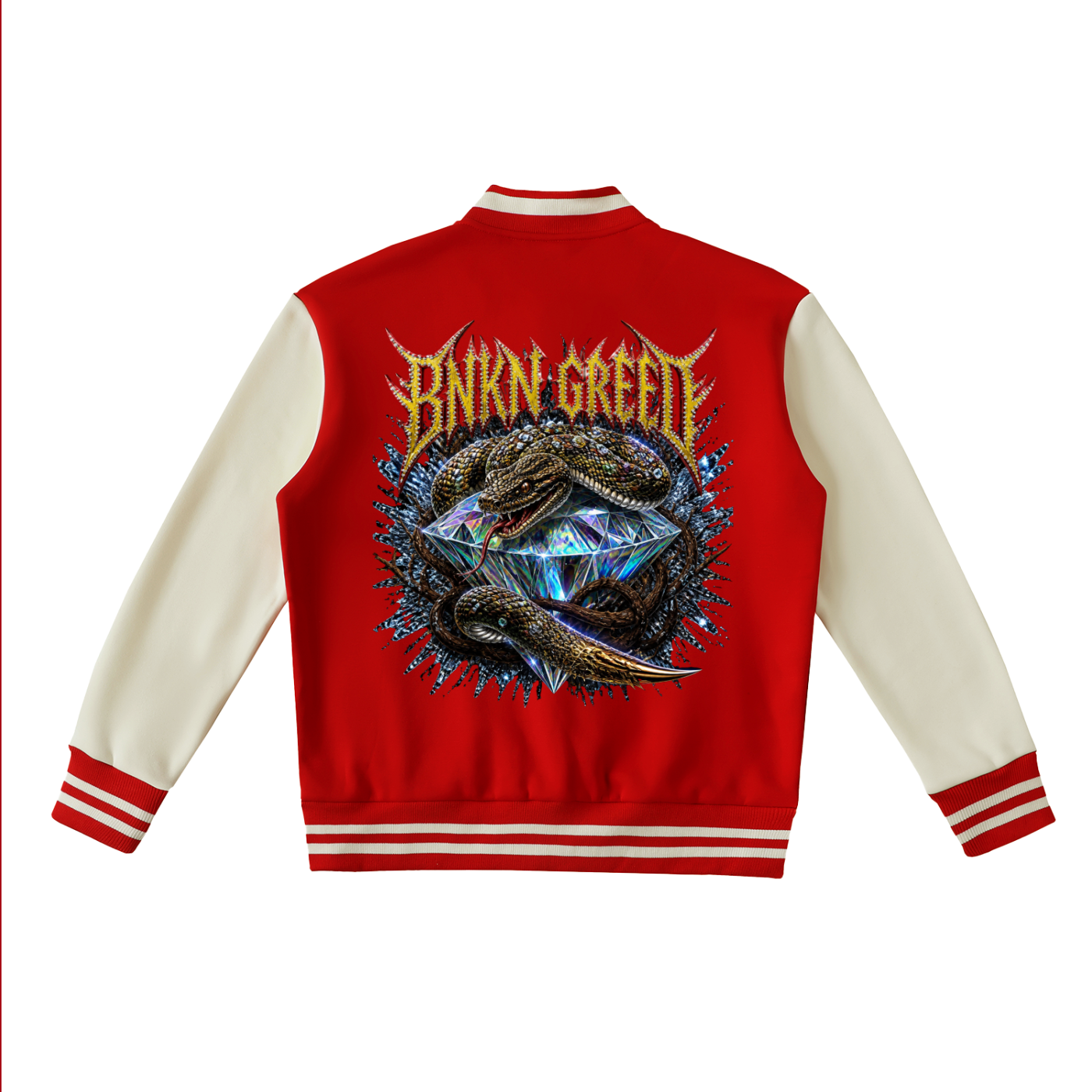 BNKN Two-Tone Fleeced Varsity Jacket